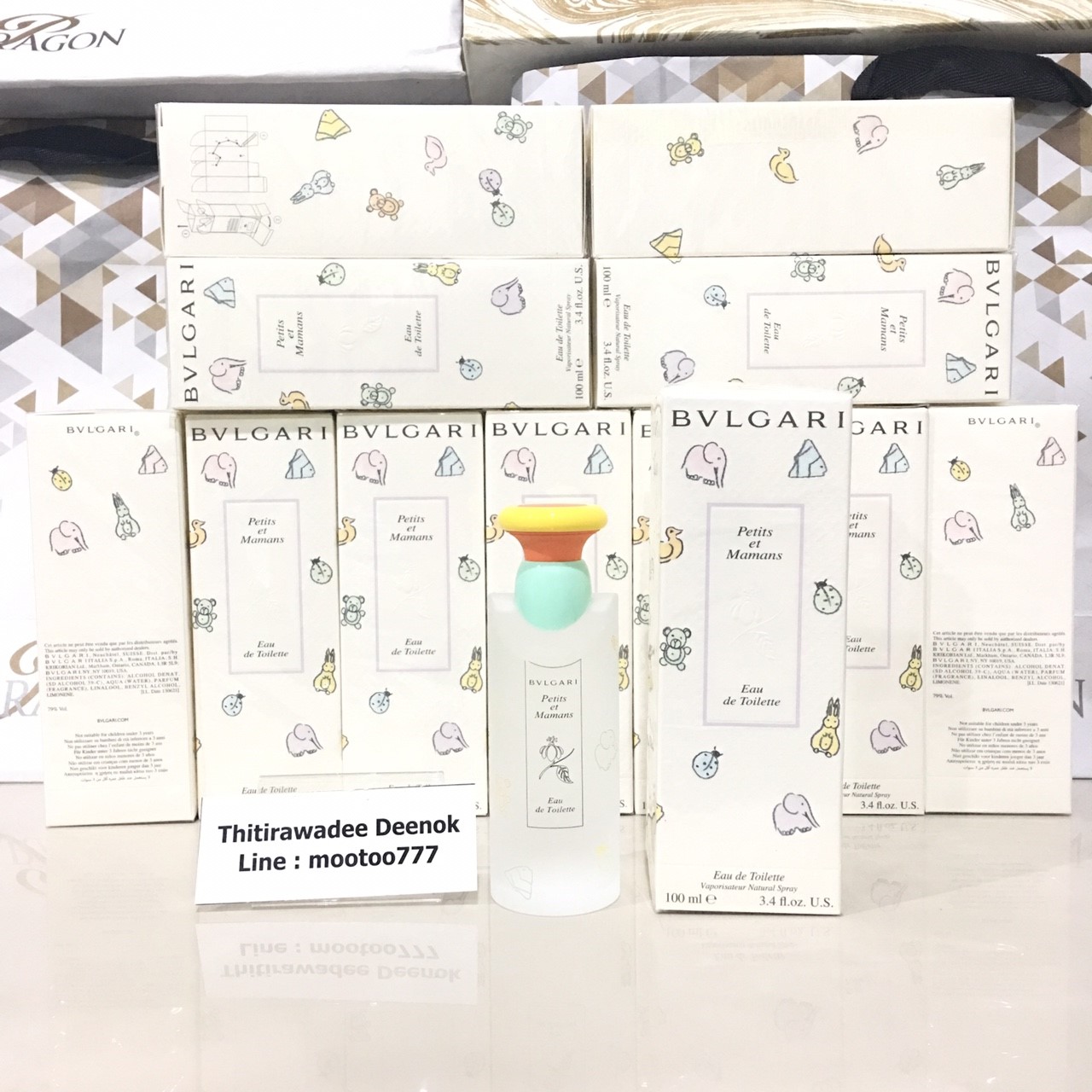 น้ำหอมแท้ Bvlgari Petits Et Mamans EDT 100 ml. กล่องซีล