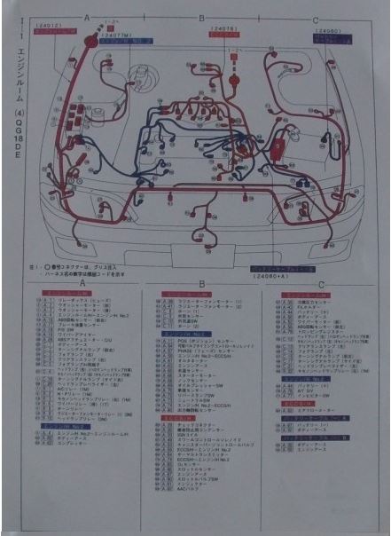 WIRING DIAGRAM NISSAN PRIMERA CAMINO เครื่อง QG18DE,QG18DD '98-9~ หนังสือ JP