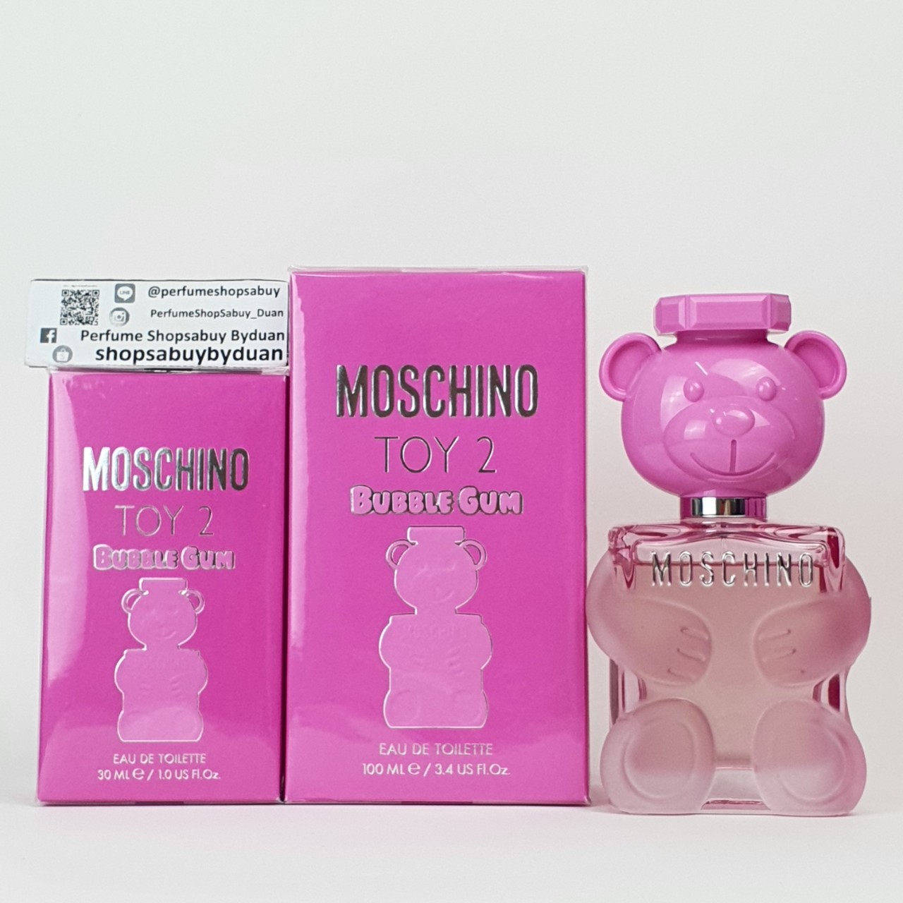 น้ำหอมแท้ Moschino Toy 2 Bubble Gum Eau De Toilette 30ml กล่องซีล