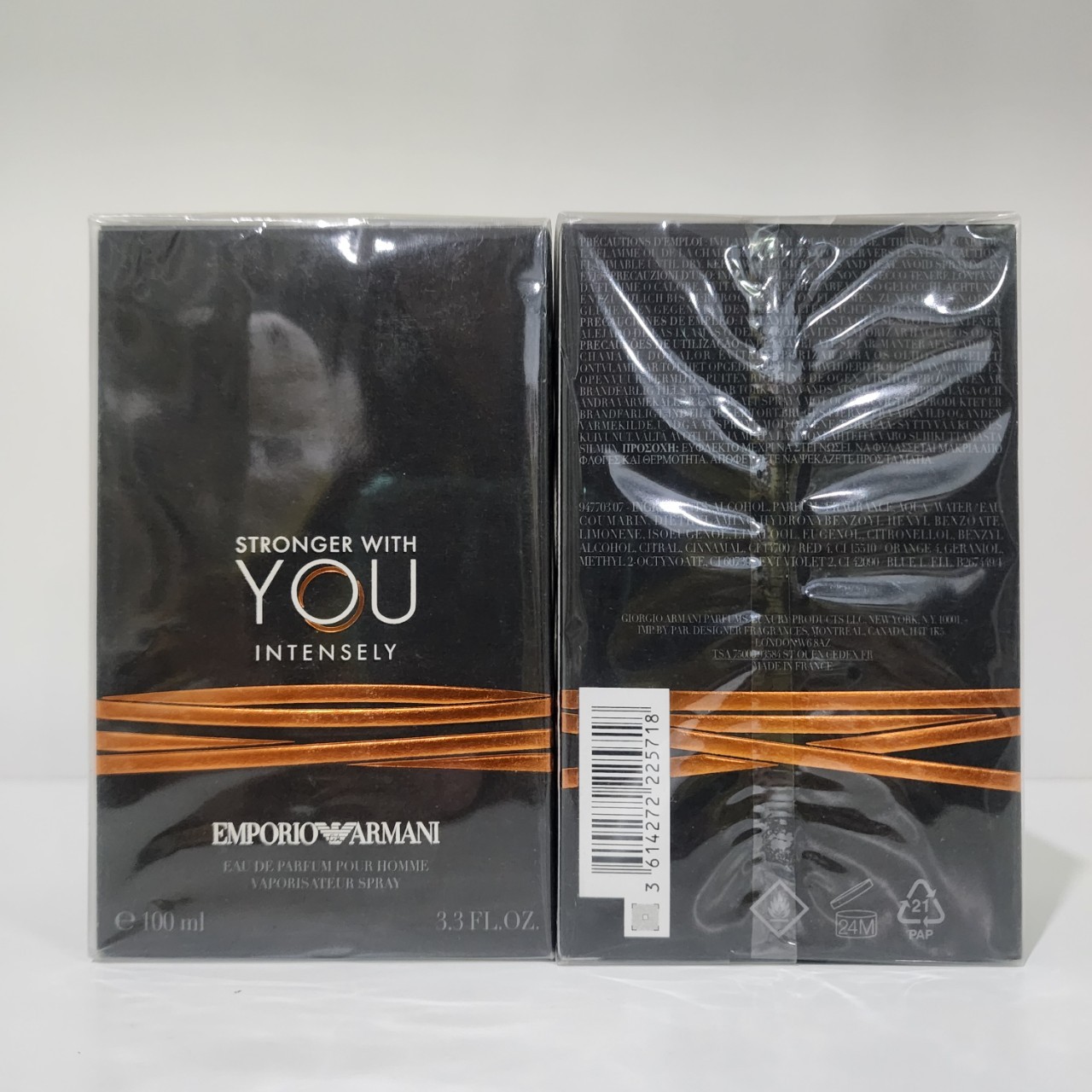 น้ำหอมแท้ Giorgio Armani Stronger With You Intensely EDP 100ml กล่องซีล P-Gi0rgi0