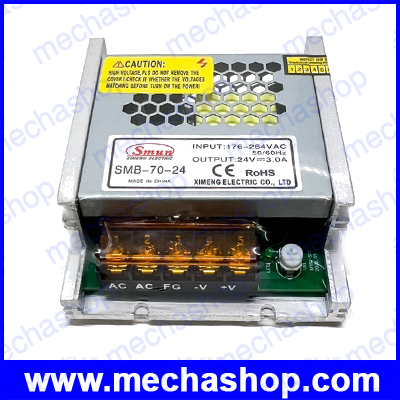 สวิทชิ่งเพาเวอร์ซัพพลาย 70W 24V 3A 176V-264V AC INPUT Ultra thin Single Output Switching power supply