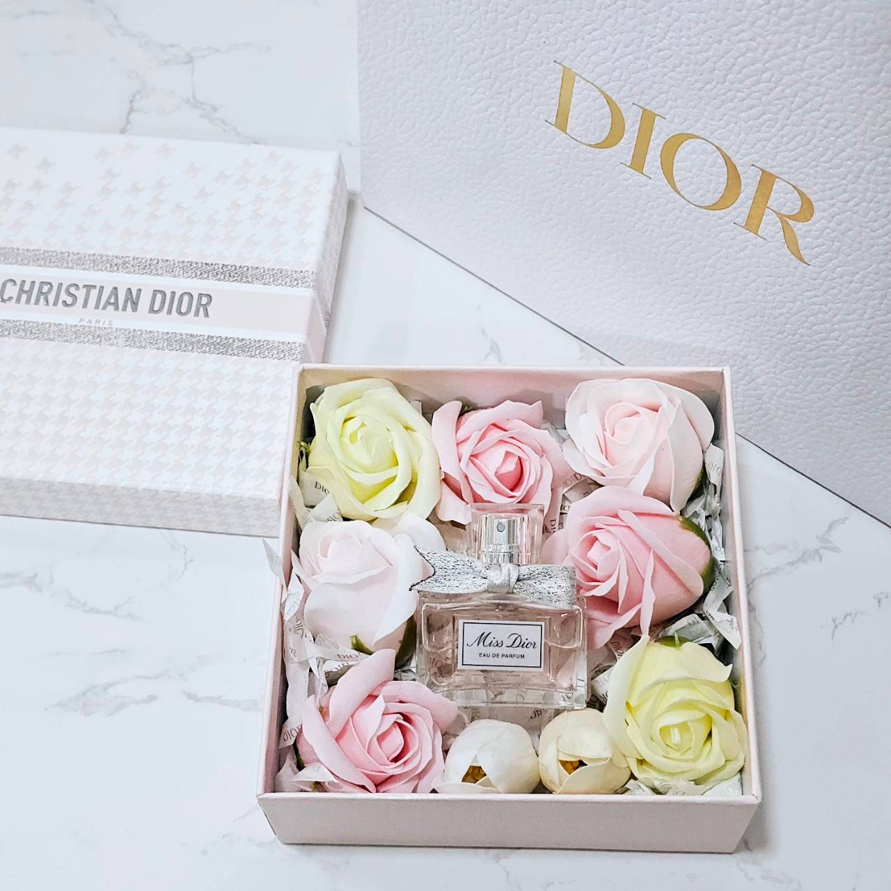 น้ำหอมแท้ Christian Dior Miss Dior EDP 30ml Box set Rose กล่อง limited • ดอกกุหลาบ • ถุง dior น่ารักเกินเบอร์