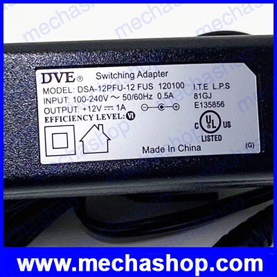 อะไหล่เครื่องชั่งดิจิตอล อะแดปเตอร์ชาร์จแบต Adapter Supply 12V 1A Jack เสียบขนาด 5.5x2.5mm.