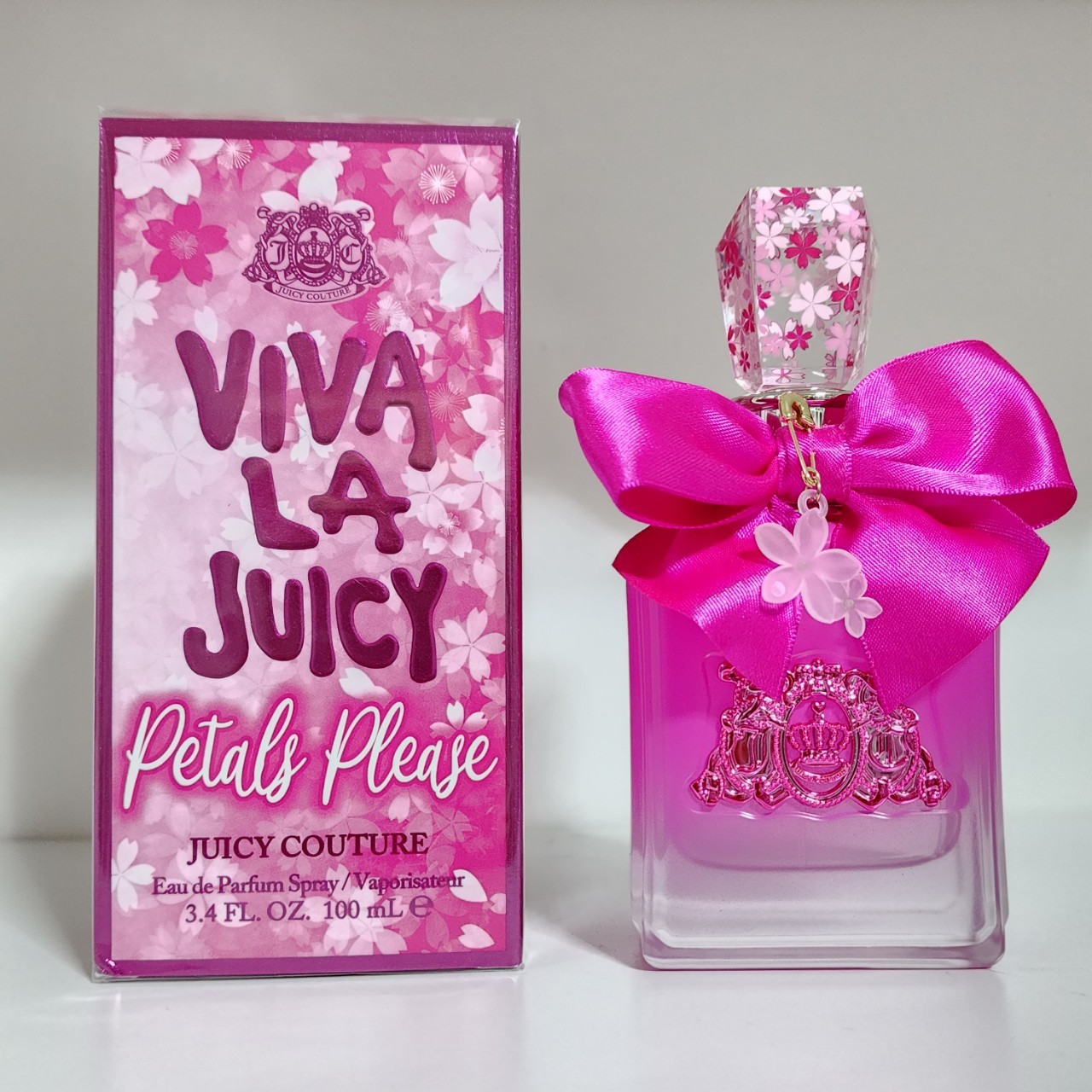 น้ำหอม Juicy Couture Viva La Juicy Petals Please 100ml กล่องซีล กล่องบุบ