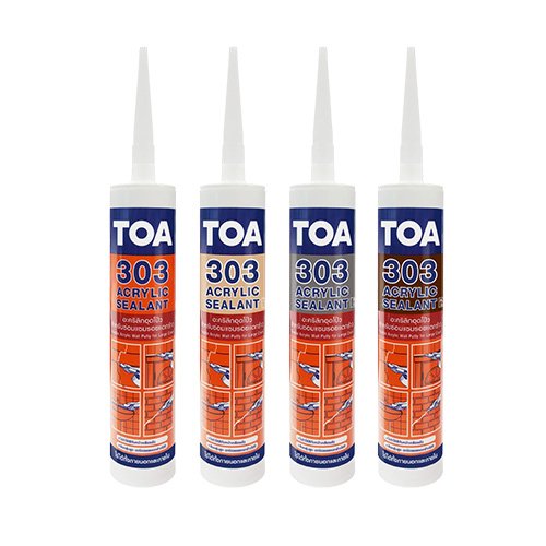TOA 303 Acrylic Sealant อะครีลิค ซิลแลนด์ แบบหลอด 280 มล ทีโอเอ