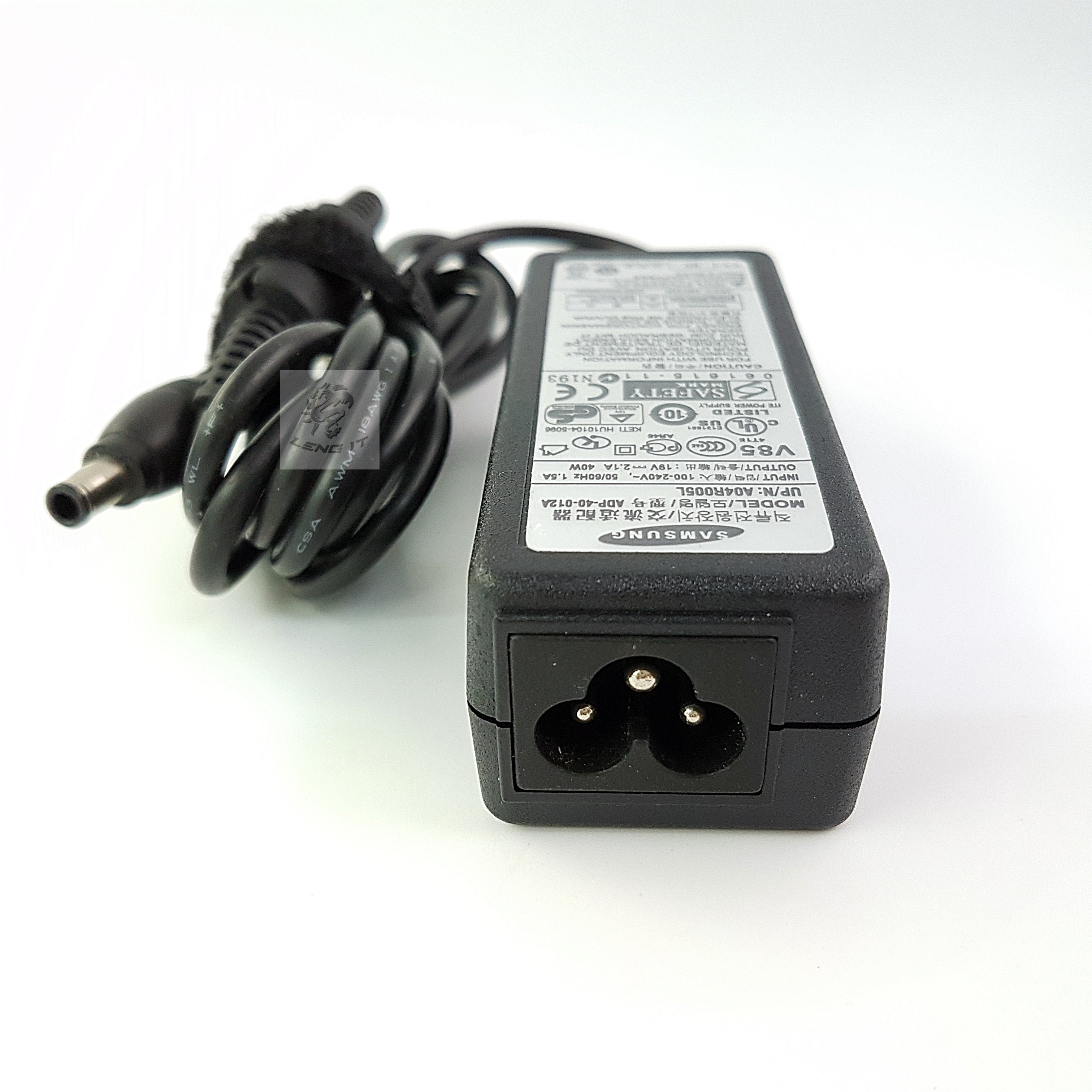 ADAPTER SAMSUNG 19V 2.1A 40W หัว5.5x3.0MM (ของเทียบ OEM)