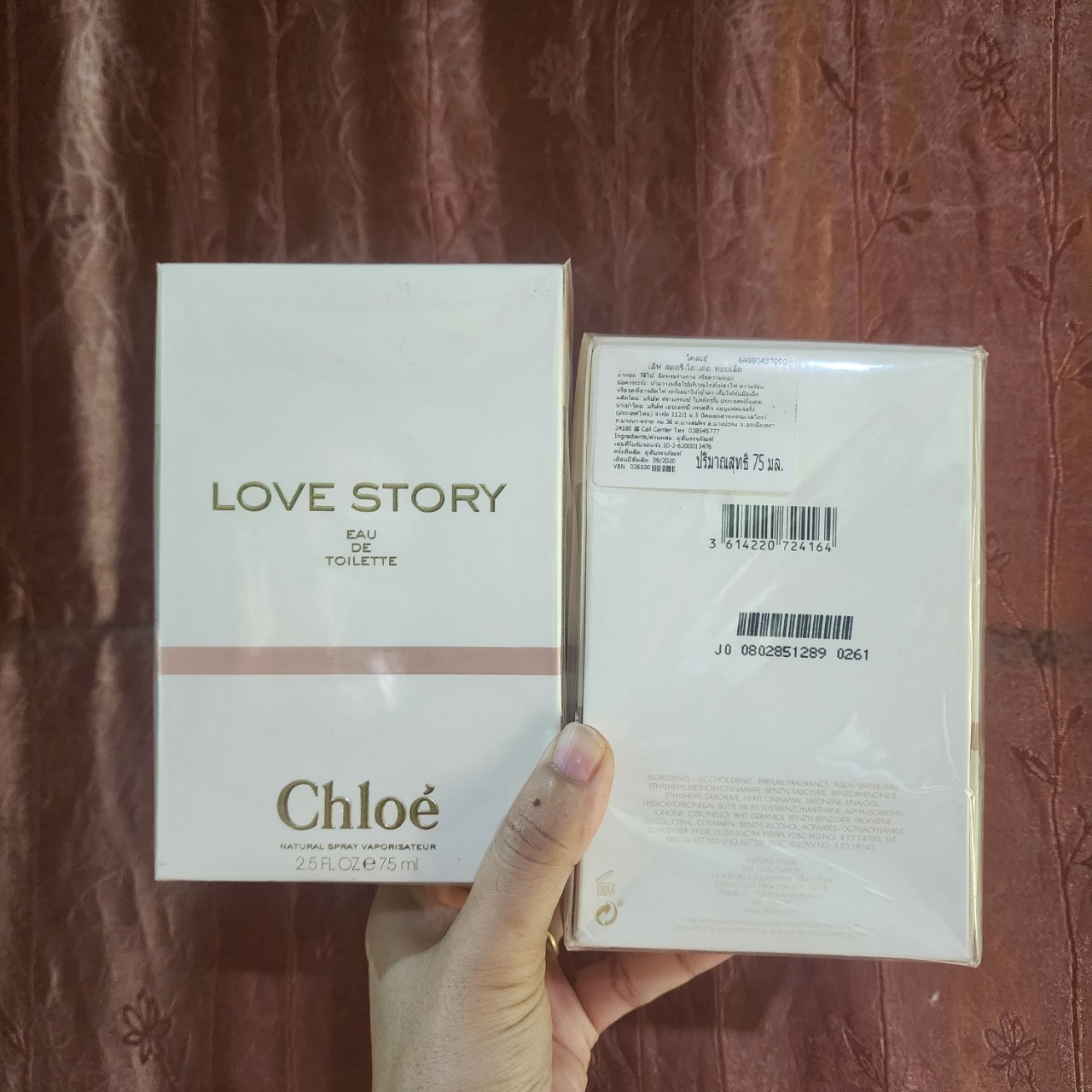 น้ำหอมแท้ Chloe Love Story Eau de Toilette 75ml กล่องซีลป้าย ผลิต 09/2020