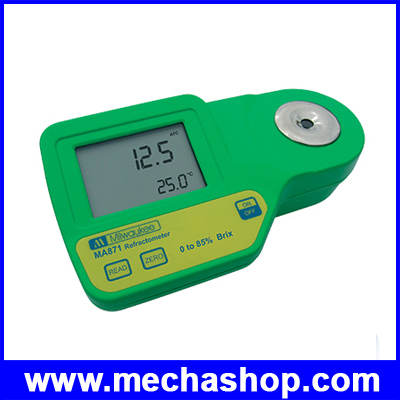 เครื่องวัดความหวาน Brix Meter (Refractometer) เครื่องรีแฟรคโตมิเตอร์ Milwaukee Instruments MA871 Digital Brix Refractometer from USA (สินค้า Pre-Order)
