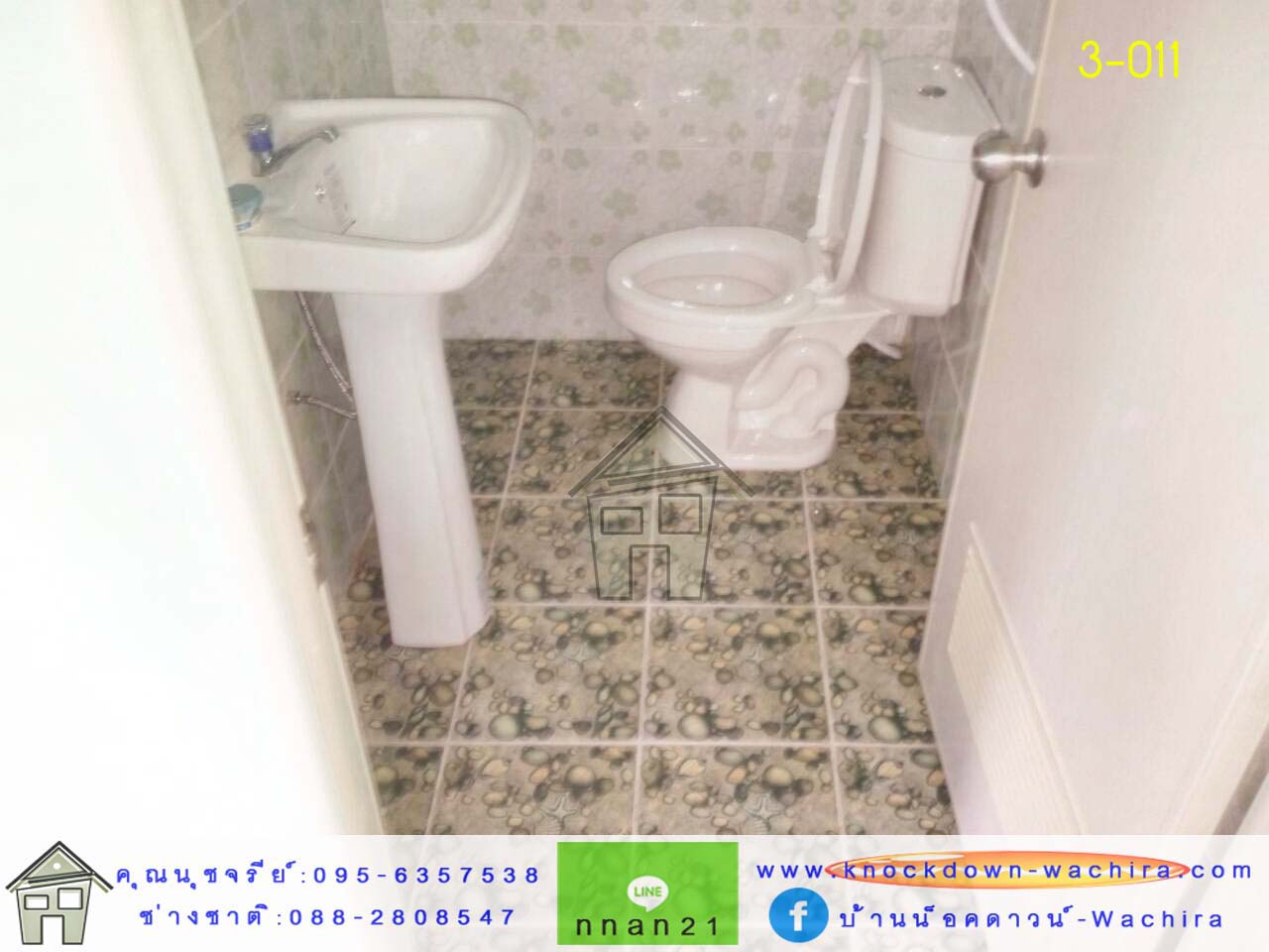 3-011 บ้านน็อคดาวน์ - ทรงปั้นหยา