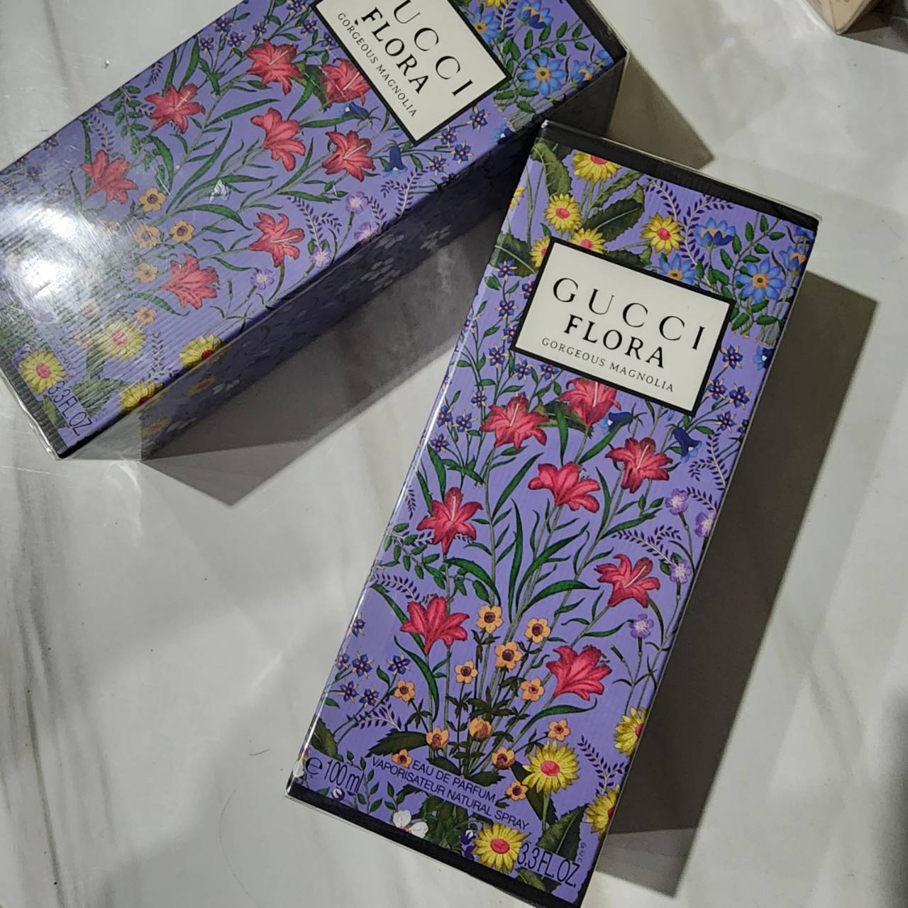 น้ำหอมแท้ Gucci Flora Gorgeous Magnolia Eau de Parfum 100ml กล่องซีล