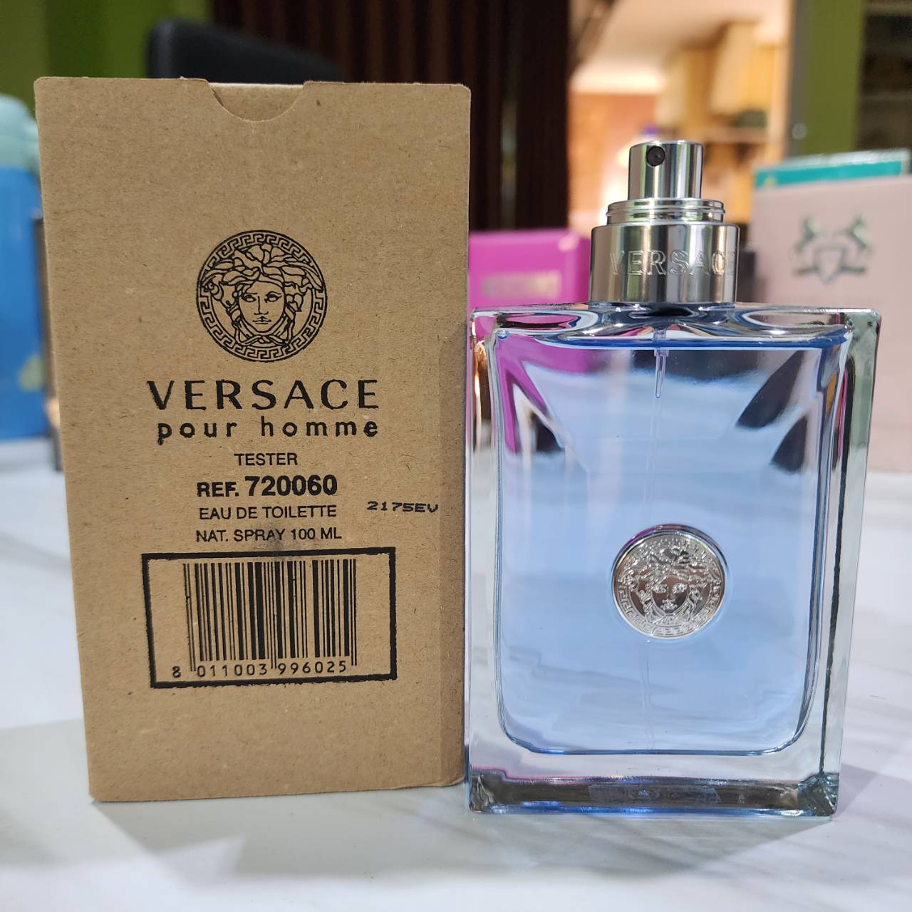 น้ำหอมแท้ Versace Pour Homme EDT 100ml กล่องเทส