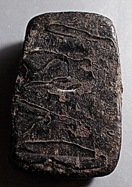 สมเด็จหลวงพ่ออินทร์เทวดา วัดไทรม้าใต้ นนทบุรี เนื้อดินผสมผงจุ่มรัก ปี 2440