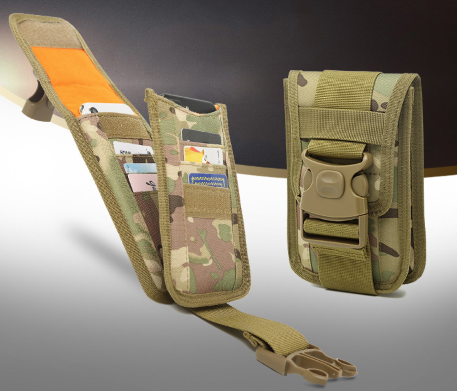 กระเป๋าใส่โทรศัพท์ ทรง C คาดเข็มขัด คาดเอว