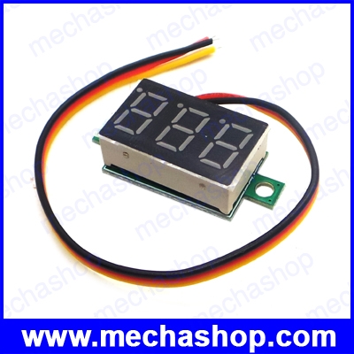 เครื่องวัดแบตเตอรี่ จอมิเตอร์วัดแบตเตอรี่ มิเตอร์วัดแรงดันไฟฟ้ากระแสตรง DC Battery Voltage Monitor Meter DC 0-200V Digital Voltmeter DC12 24V