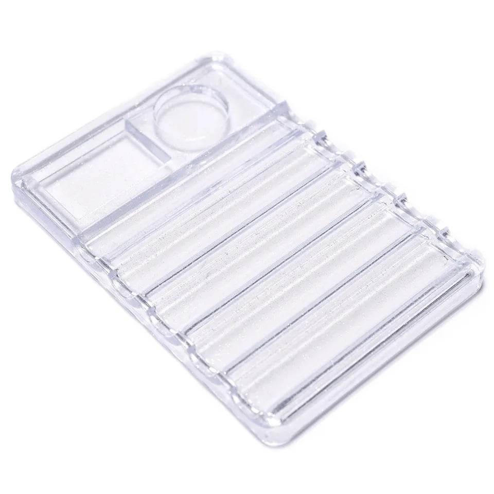 จานสี จานสีพลาสติก จานใส่สีอะคริลิค ที่วางพู่กัน สีใส