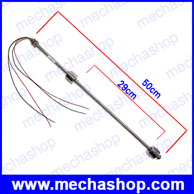 เซนเซอร์ระดับน้ำ ลูกลอยไฟฟ้า Customized 500mm Stainless Steel Single Ball Floating Switch Water Level Sensor