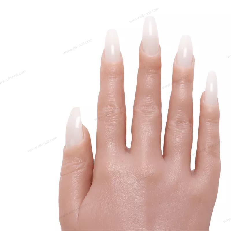 มือยางปลอม มือปลอม มือปลอมฝึกทำเล็บ ฝึกต่อเล็บ บิดงอได้อิสระ