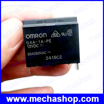 รีเลย์ไฟฟ้า OMRON Relay G4A-1A-PE 12VDC 20A 250V