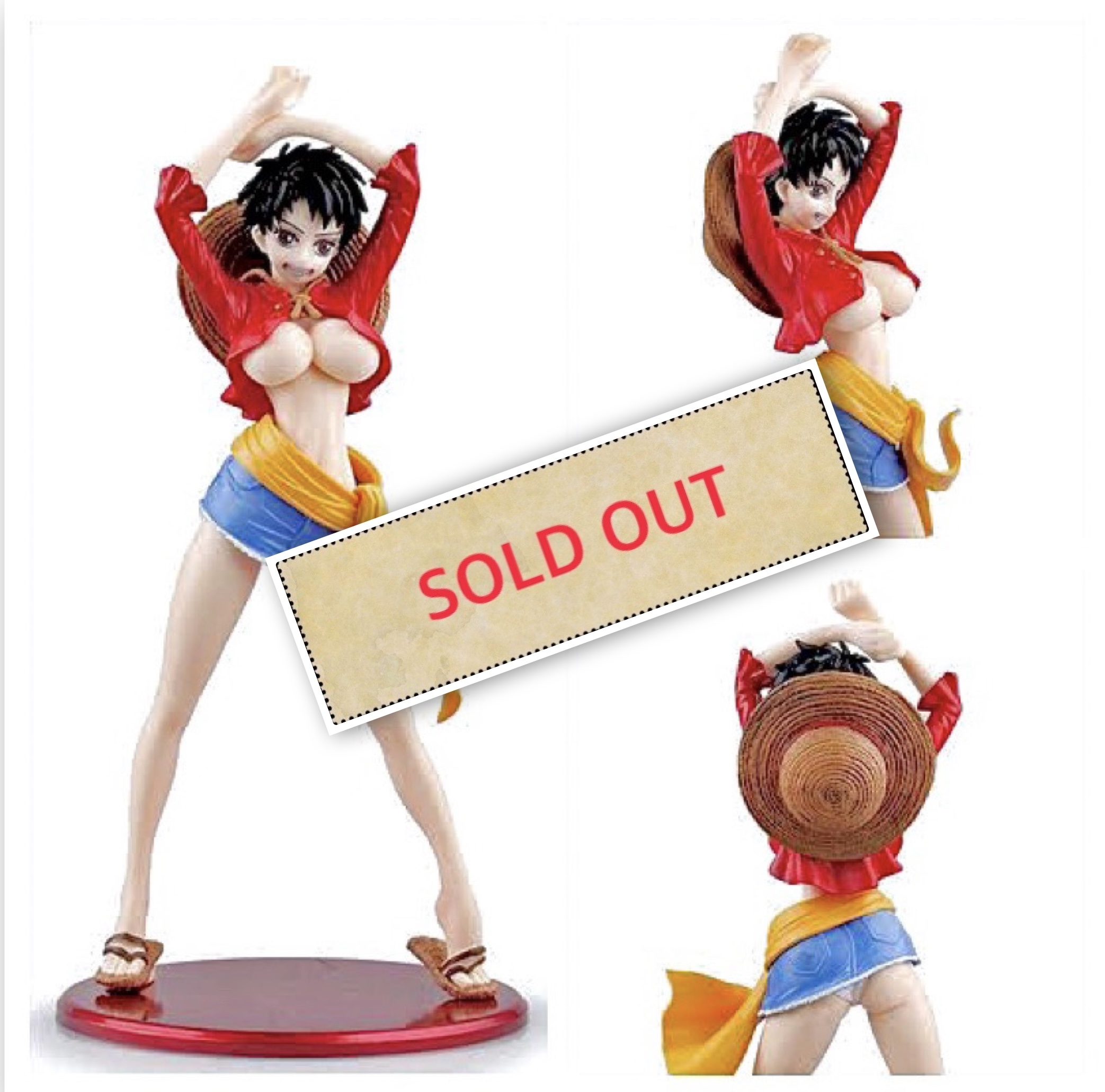 One Piece POP IRO Monkey D Luffy Sexy Girl(NoBox)พร้อมฐานตั้ง