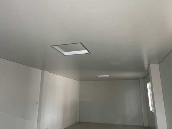 งานกั้นห้อง งานต่อเติม ห้องเก็บอุณหภูมิ ขนาด 4.00x8.00 เมตร