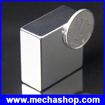 แม่เหล็กถาวร แม่เหล็กนีโอไดเมีย N50 แม่เหล็ก F40 * 40 * 20mm แม่เหล็กถาวรนีโอไดเมียมมีแรงดึงดูดสูง Magnet Neodymium N50