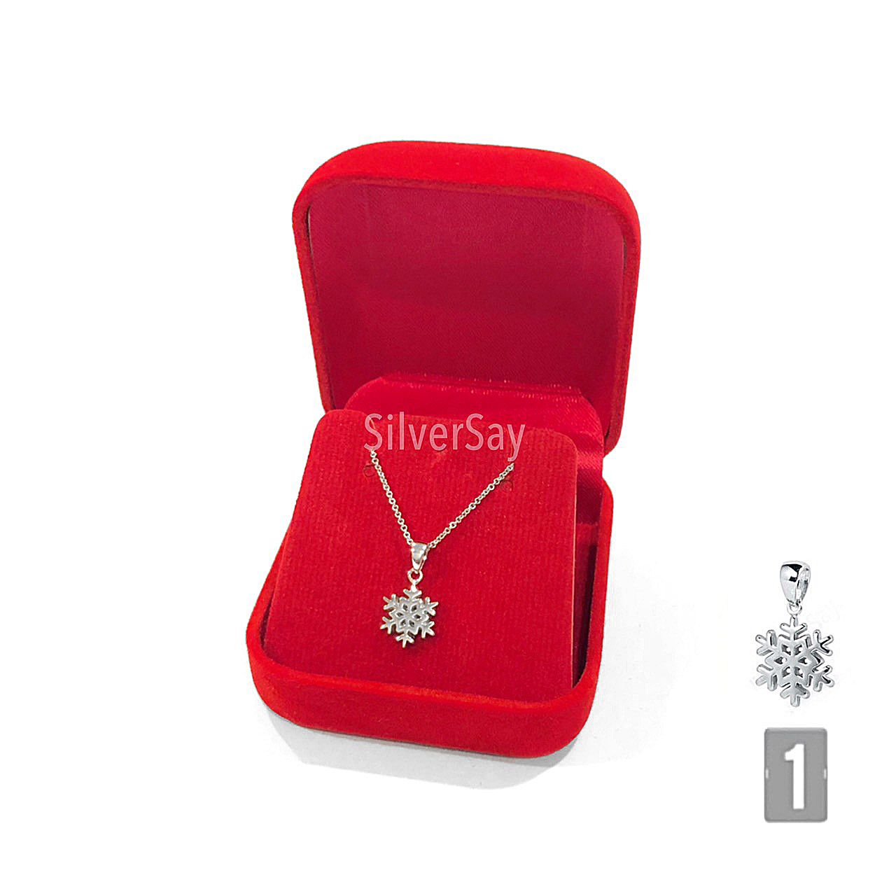 จี้เกล็ดหิมะ Snowflake 1/4
