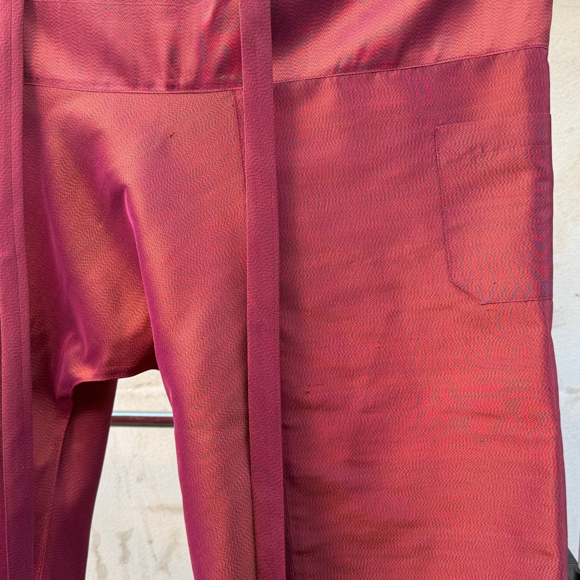 กางเกงเลผ้าไหมหางกระรอก ผ้าไหมแท้100% ขาสั้น 5 ส่วน เลือกสีผ้าได้