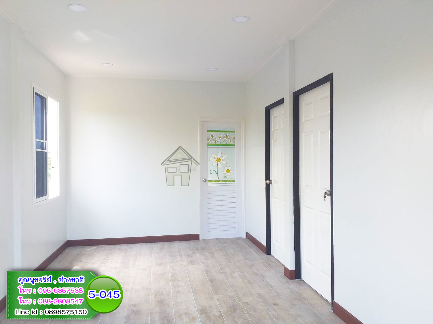 5-045 บ้านน็อคดาวน์ - บ้านหลังใหญ่ - ทรงจั่วมุกซ้อน