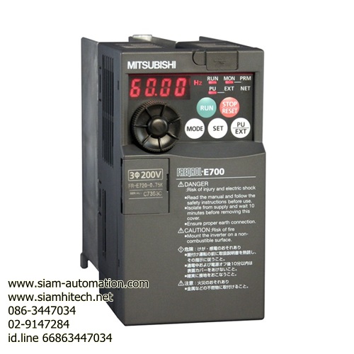 Mitsubishi Inverter FR-E720-0.75K (NEW)ของแท้