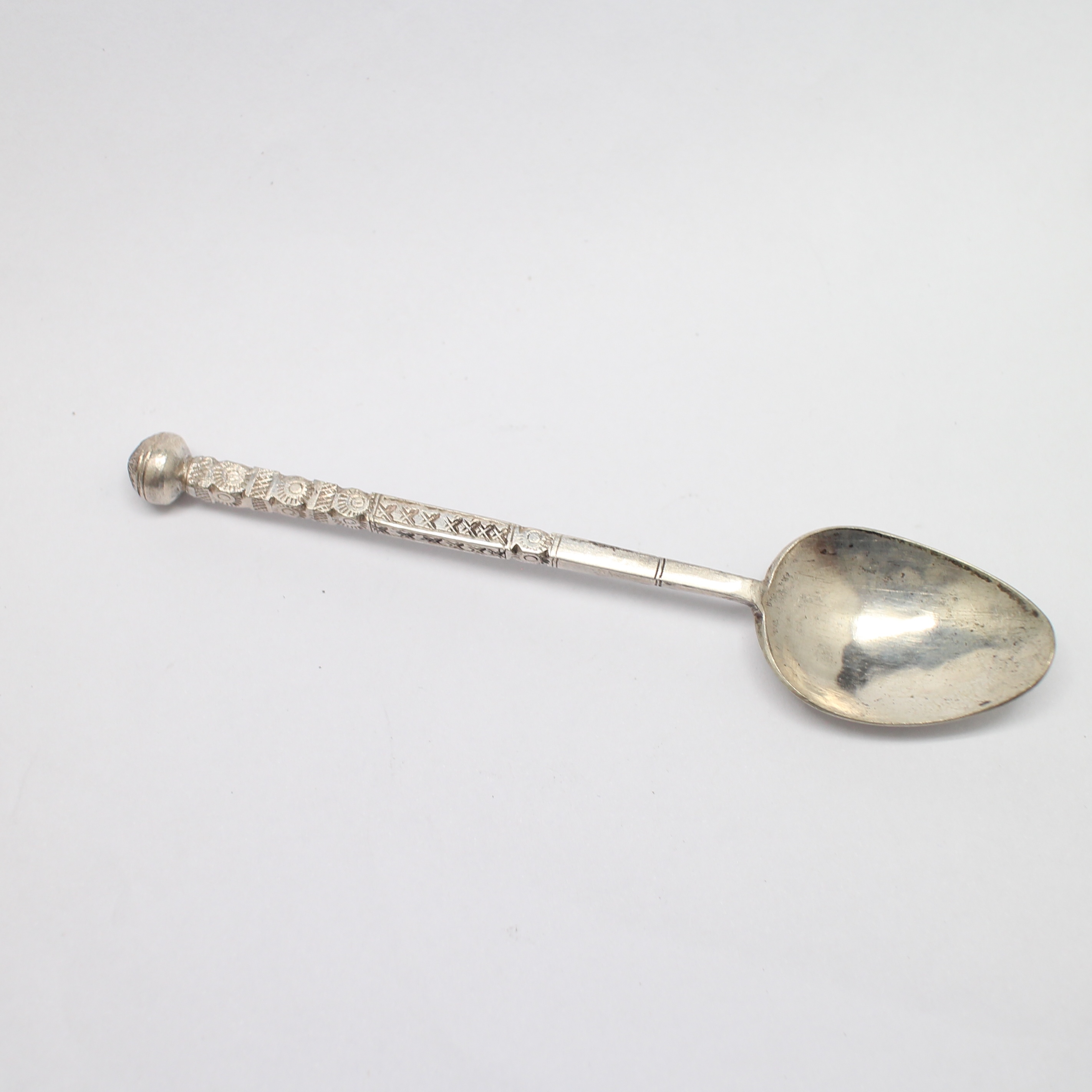 SI298 พวงช้อนเงินแท้สำหรับชงกาแฟ เงินแท้ 92.5% นน. 256.2 กรัม