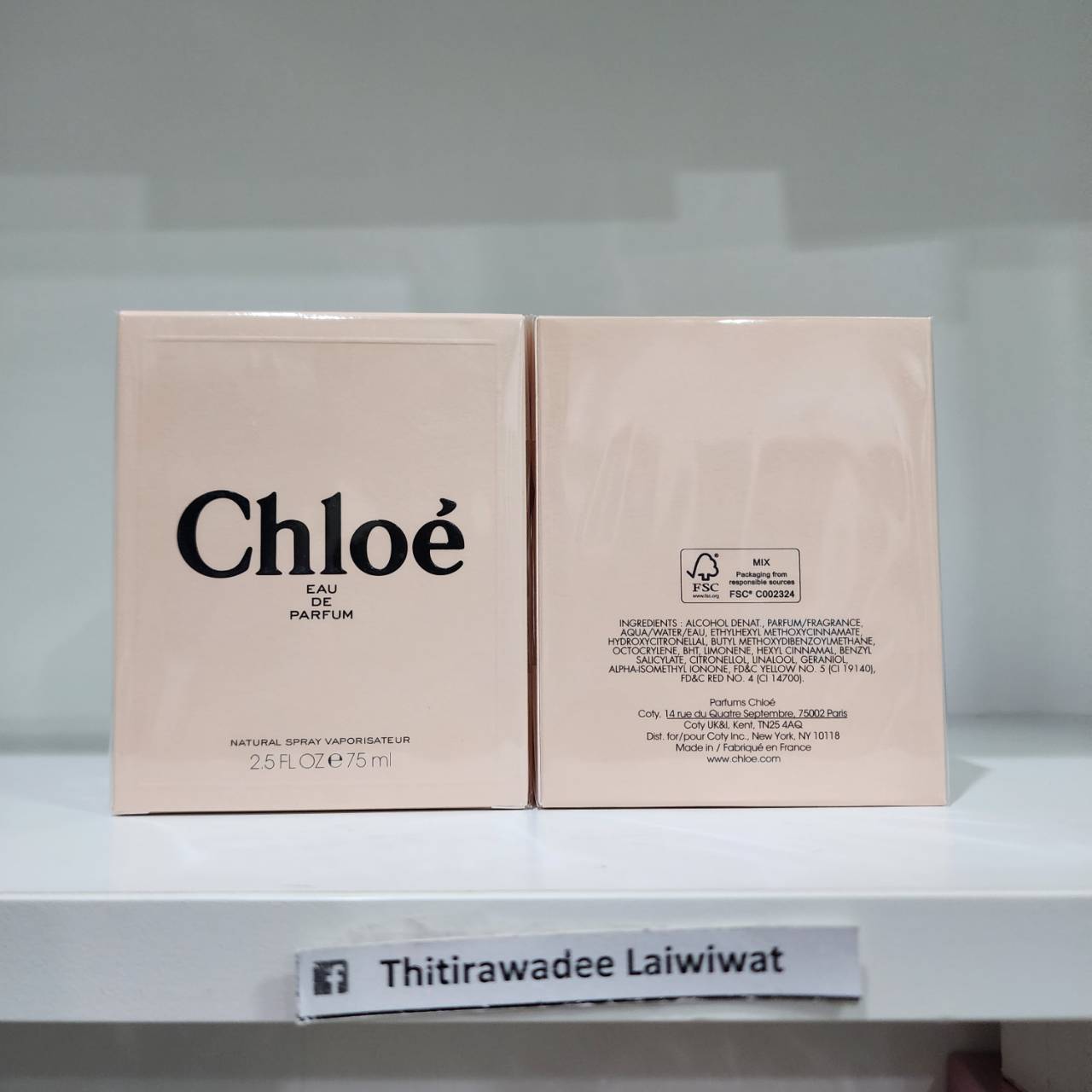 น้ำหอมแท้ Chloe Signature Eau De Parfum 75ml กล่องซีล