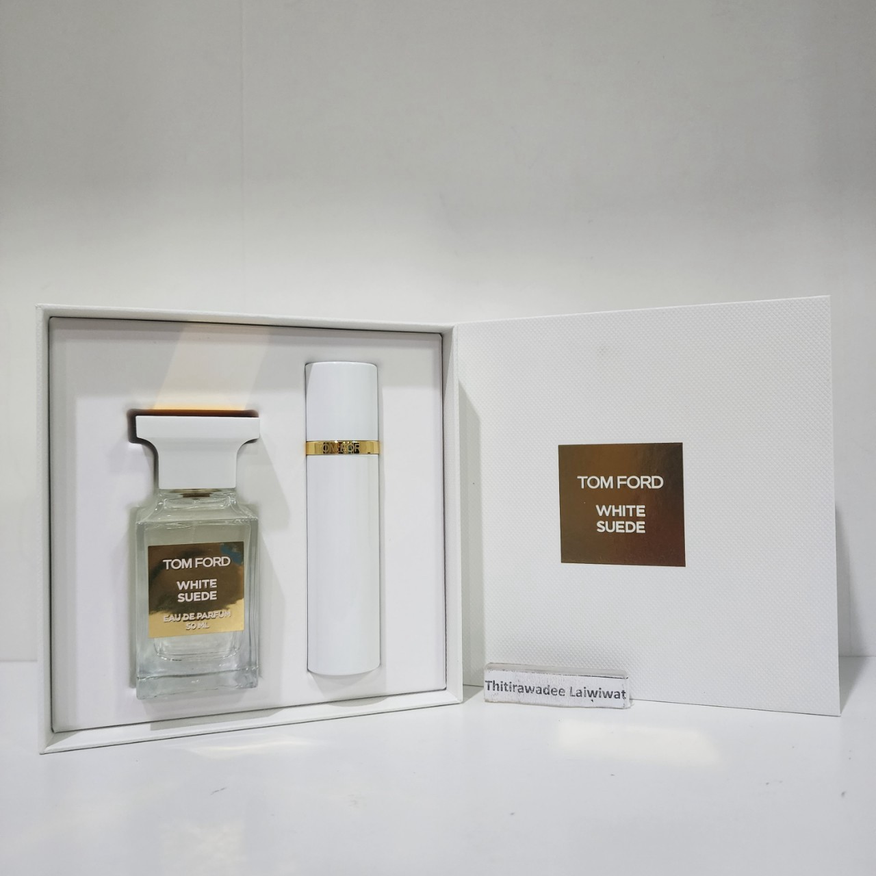 น้ำหอมแท้ Tom Ford White Suede EDP SET 50ml +10ml มีเคสสวม
