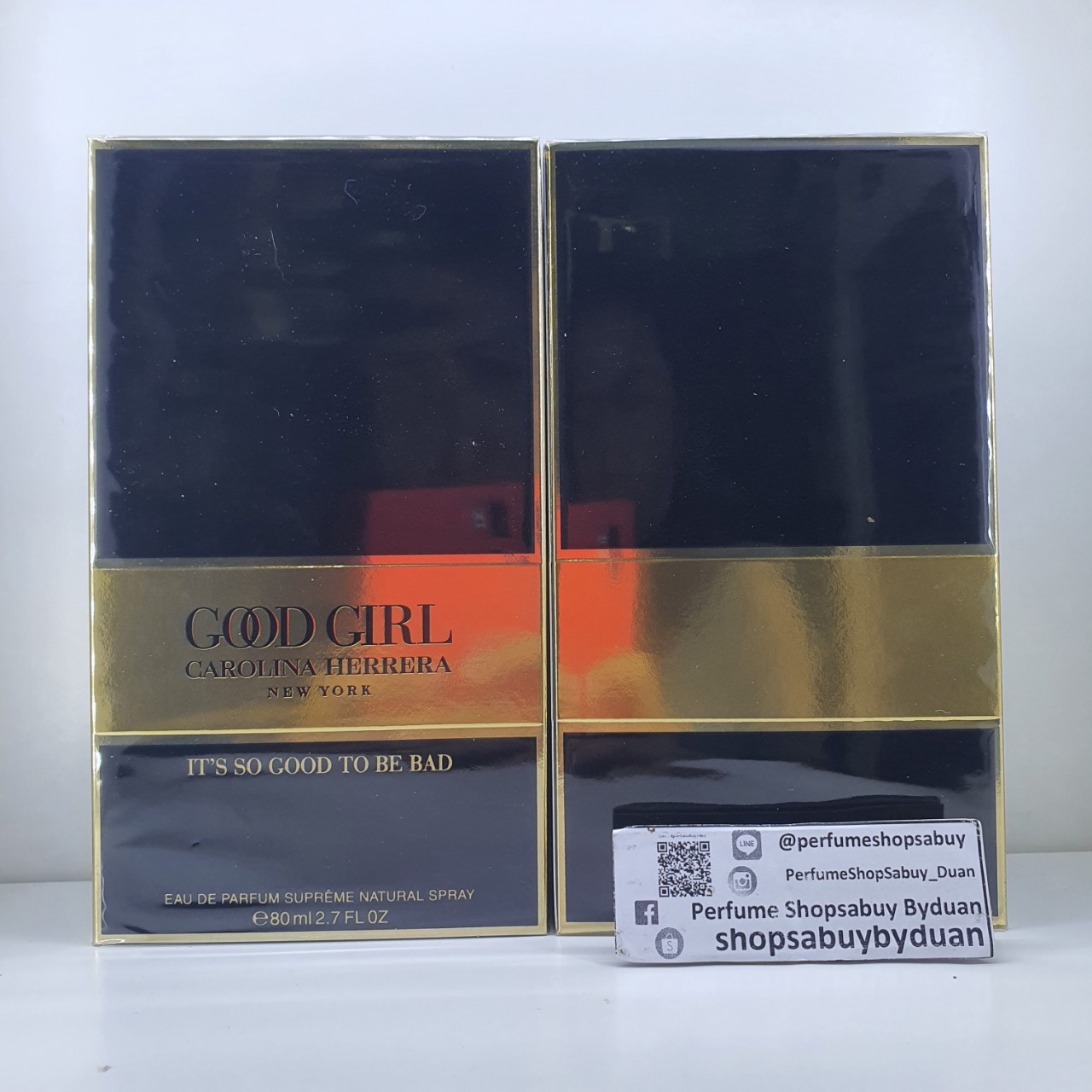 น้ำหอมแท้ Carolina Herrera Good girl Supreme edp 80ml กล่องซีลป้ายไทย