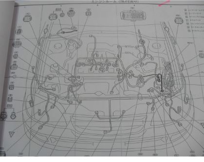 หนังสือ วงจรไฟฟ้า (wiring diagram) รถยนต์ Toyota Caldina 97~ เครื่องยนต์ 7A-FE
