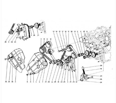 หนังสือ พาทแคตตาล็อก FERRARI 308 GT ปี 78