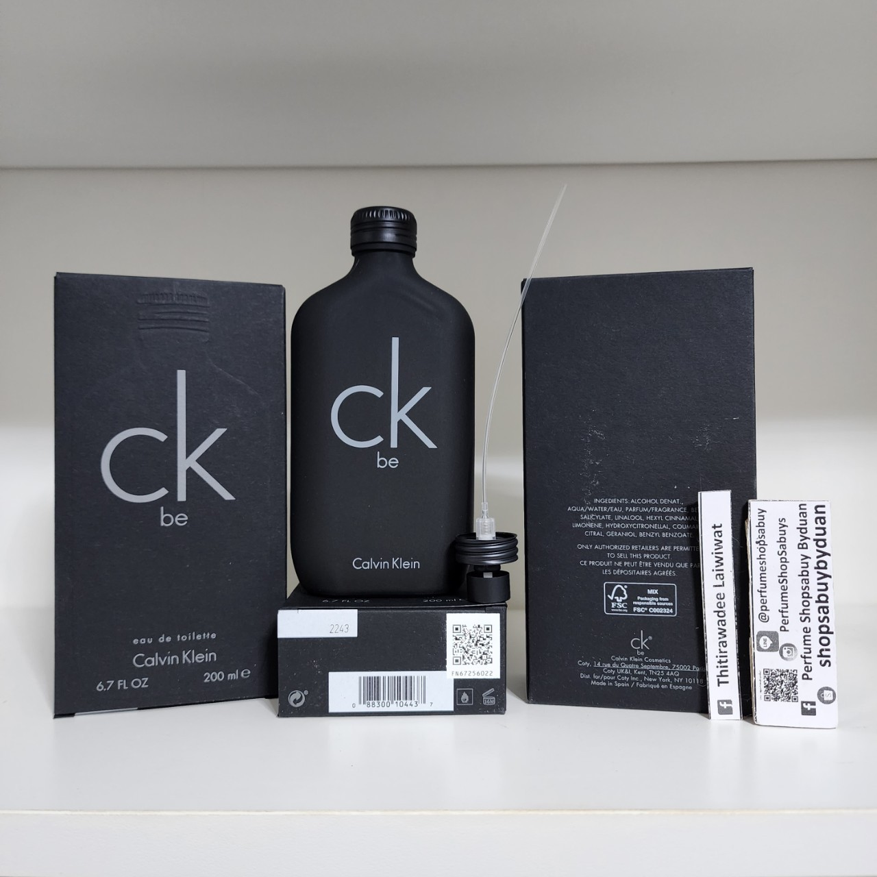 น้ำหอมแท้ Calvin Klein Ck BE EDT 200 ML. กล่องจริง