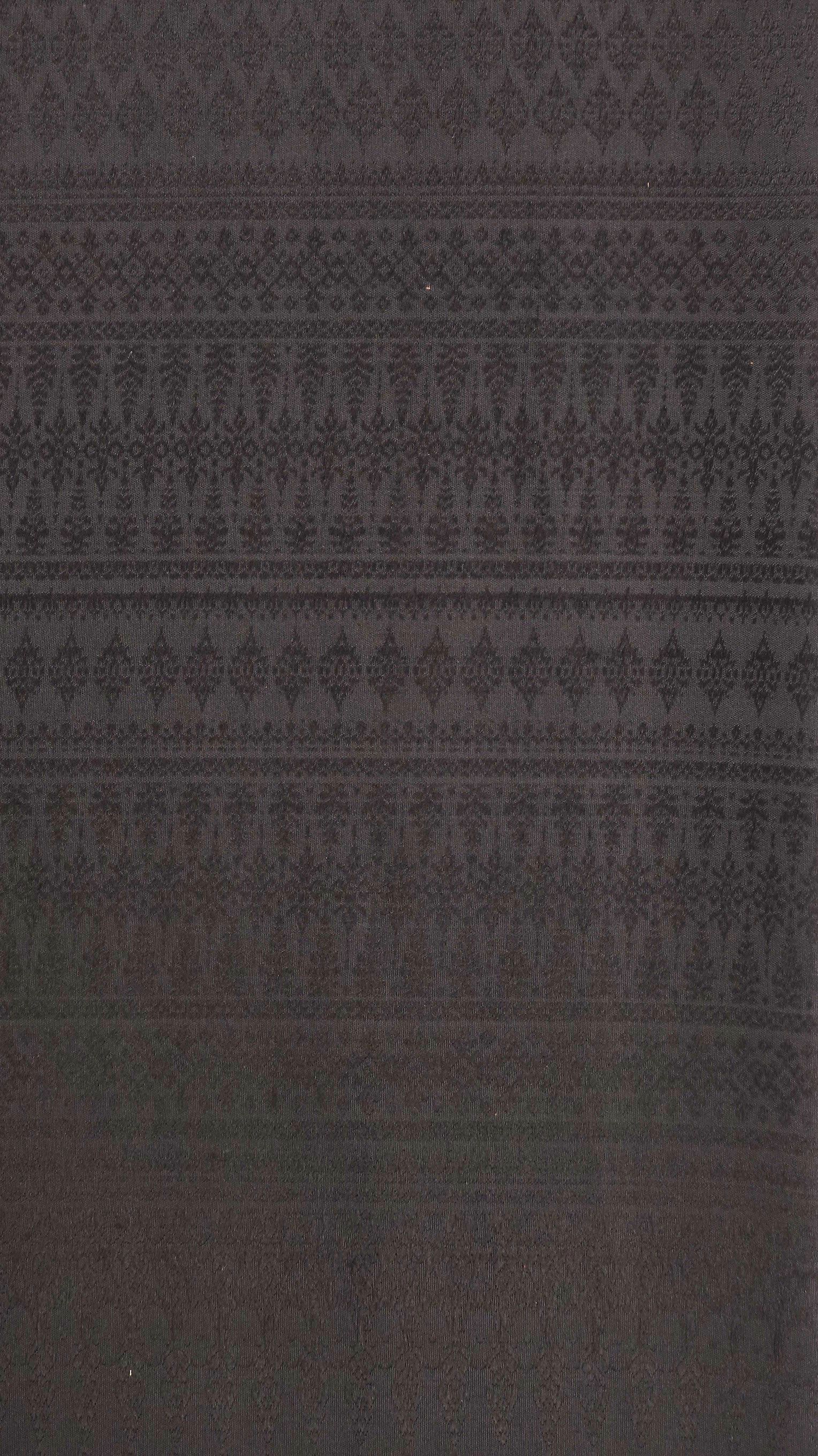 ซิ่น ผ้าไหมยกสุรินทร์ ขนาด 1x2เมตร ลายยกเล็ก สีดำสนิท รหัส N11-NY-0902677