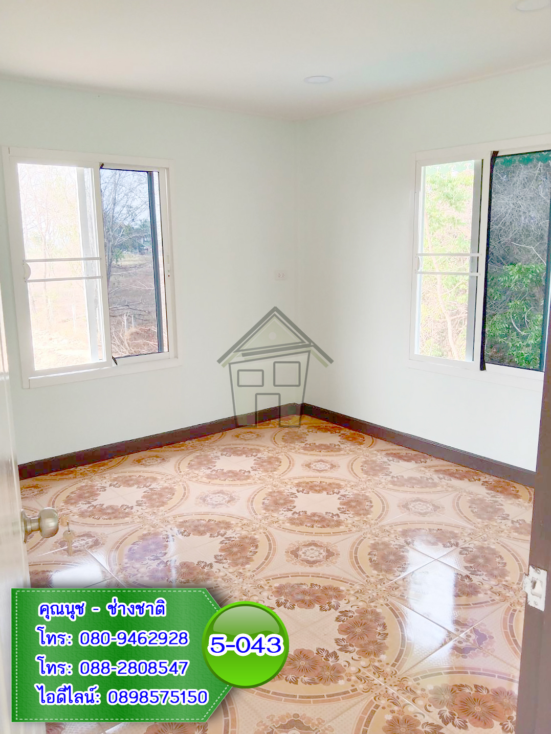 5-043 บ้านน็อคดาวน์ - บ้านหลังใหญ่ - ทรงปั้นหยา