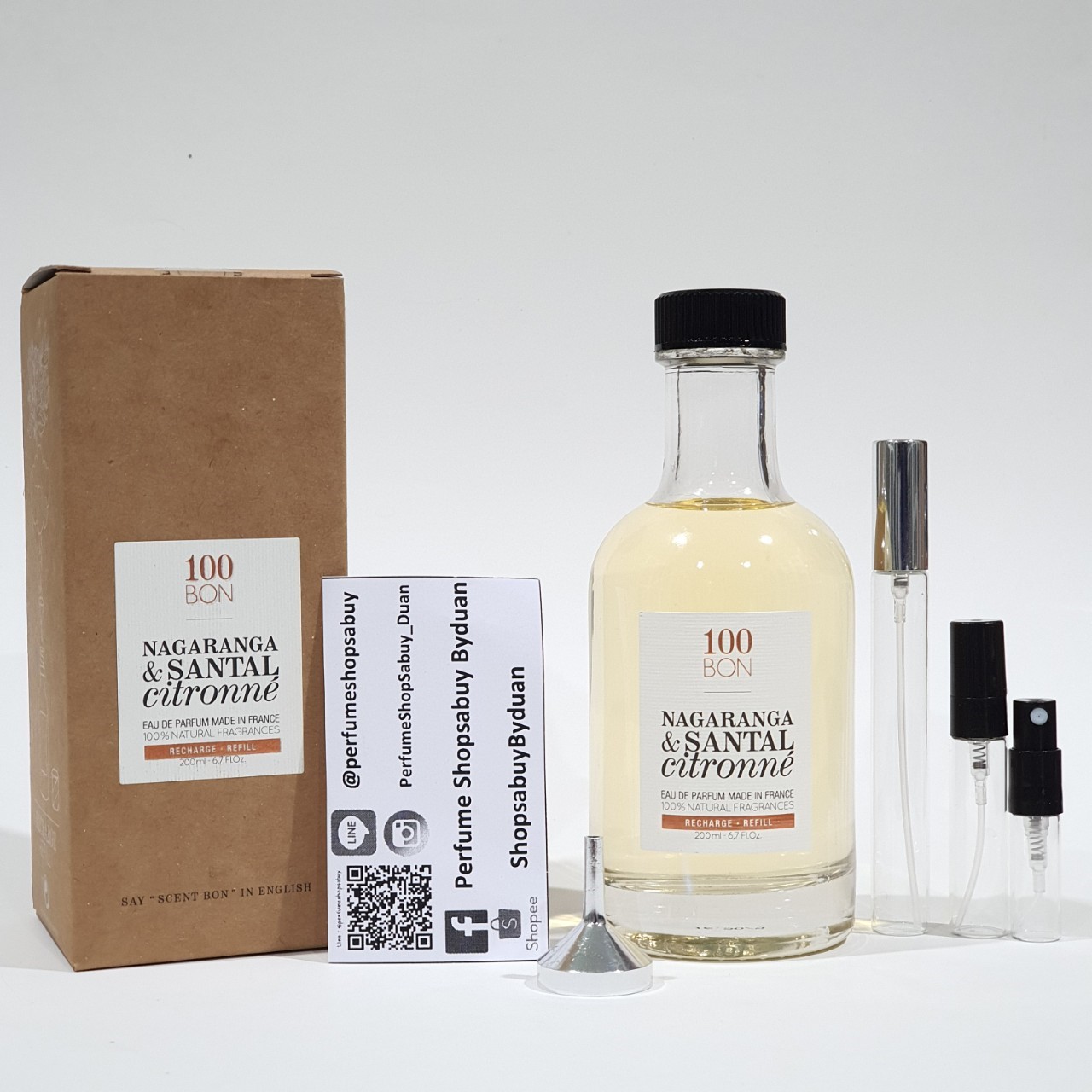 น้ำหอมแท้แบ่งขาย 100 Bon Nagaranga & Santal Citronne by 100Bon (เซนบอน)