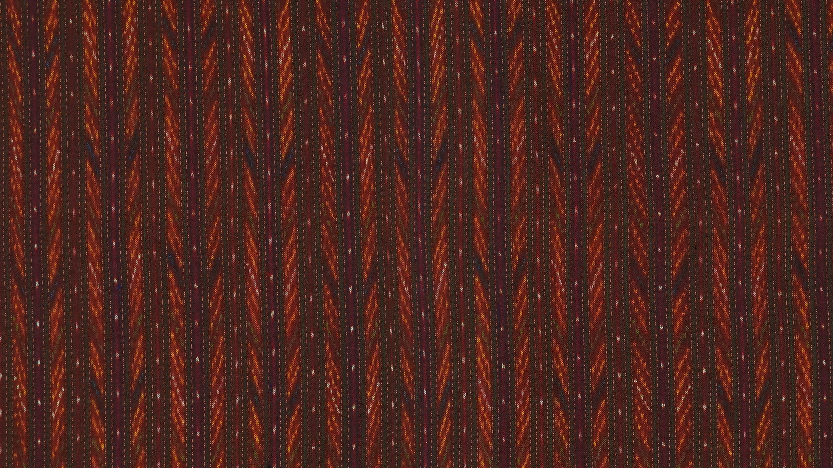 ซิ่น ผ้าไหมมัดหมี่ 3ตะกอ ลายโฮลบรรทัด สีแดงน้ำตาล เลือกขนาด รหัส 4R2Q-ME-66-062568