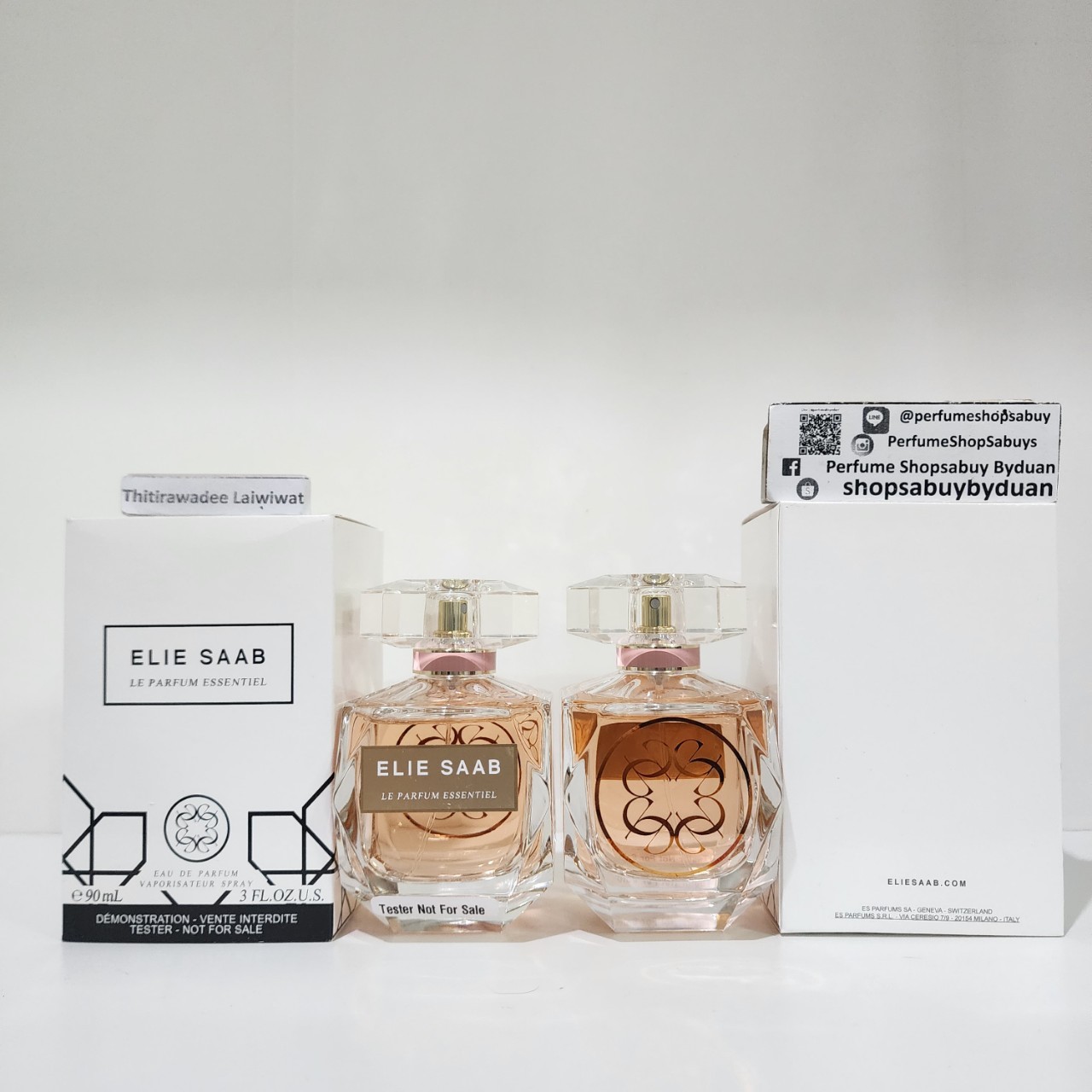 น้ำหอมแท้ Elie Saab Le Parfum Essentiel Eau De Parfum 90ml กล่องเทสเตอร์