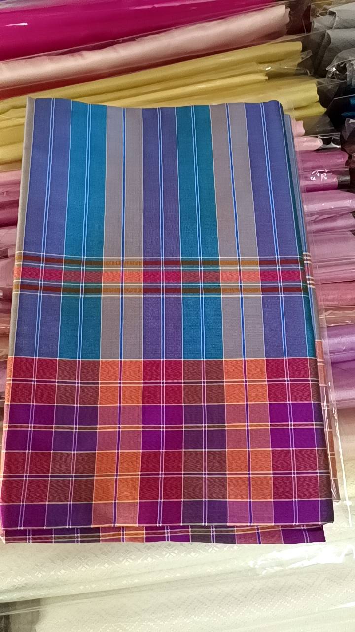 ผ้าขาวม้าไหม ไหมแท้ ขนาด 67x190cm รหัส R4C-ND12206524