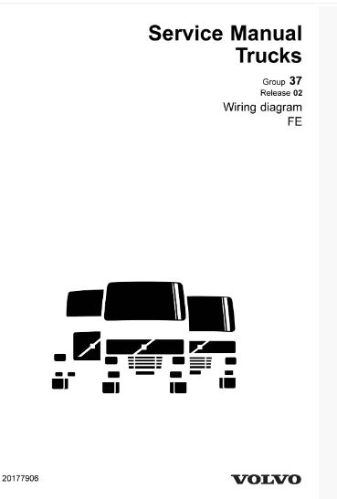 คู่มือซ่อม วงจรไฟฟ้า Wiring diagram Trucks Group 37 Release 02 FE ปี 2007 (ข้อมูลทั่วไป ค่าสเปคต่างๆ วงจรไฟฟ้า วงจรไฮดรอลิกส์)