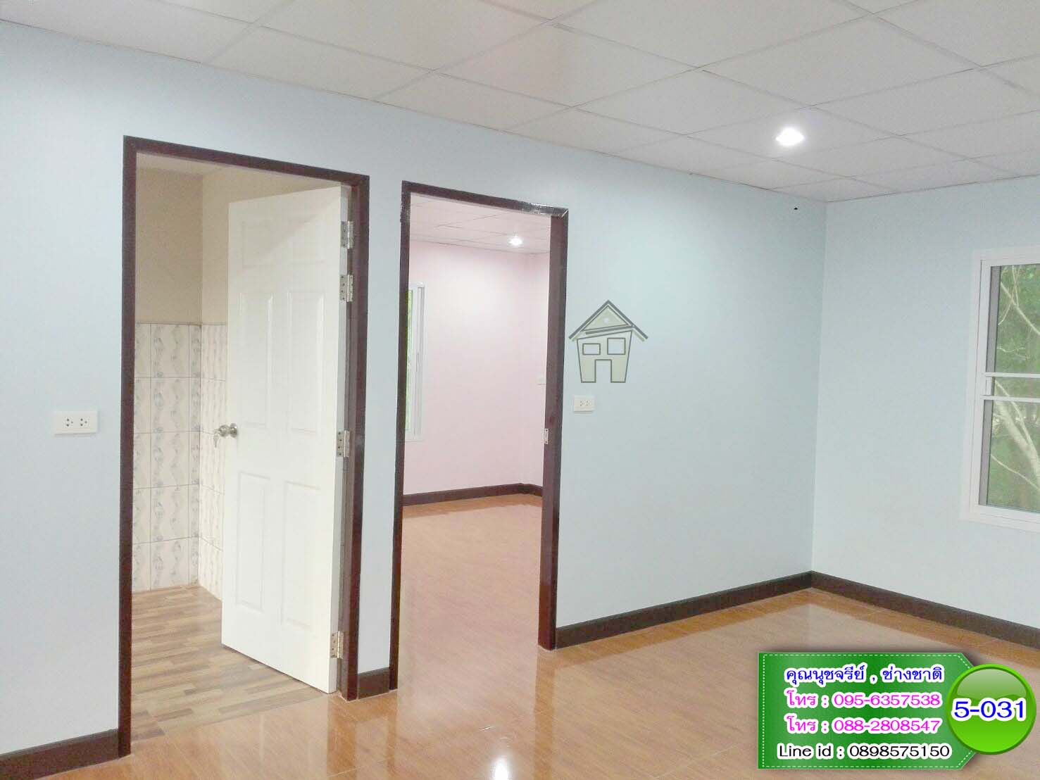 5-031 บ้านน็อคดาวน์ - บ้านหลังใหญ่ - ทรงจั่วมุกซ้อน