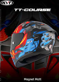 KYT รุ่น TT-Course ลายแข่ง MAGNET MATT Replica