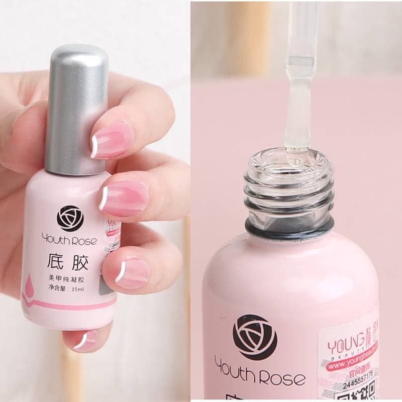 🌹 Youth Rose 🌹Top | Base | Care gel ท็อปกุหลาบ เบสกุหลาบ 15ml