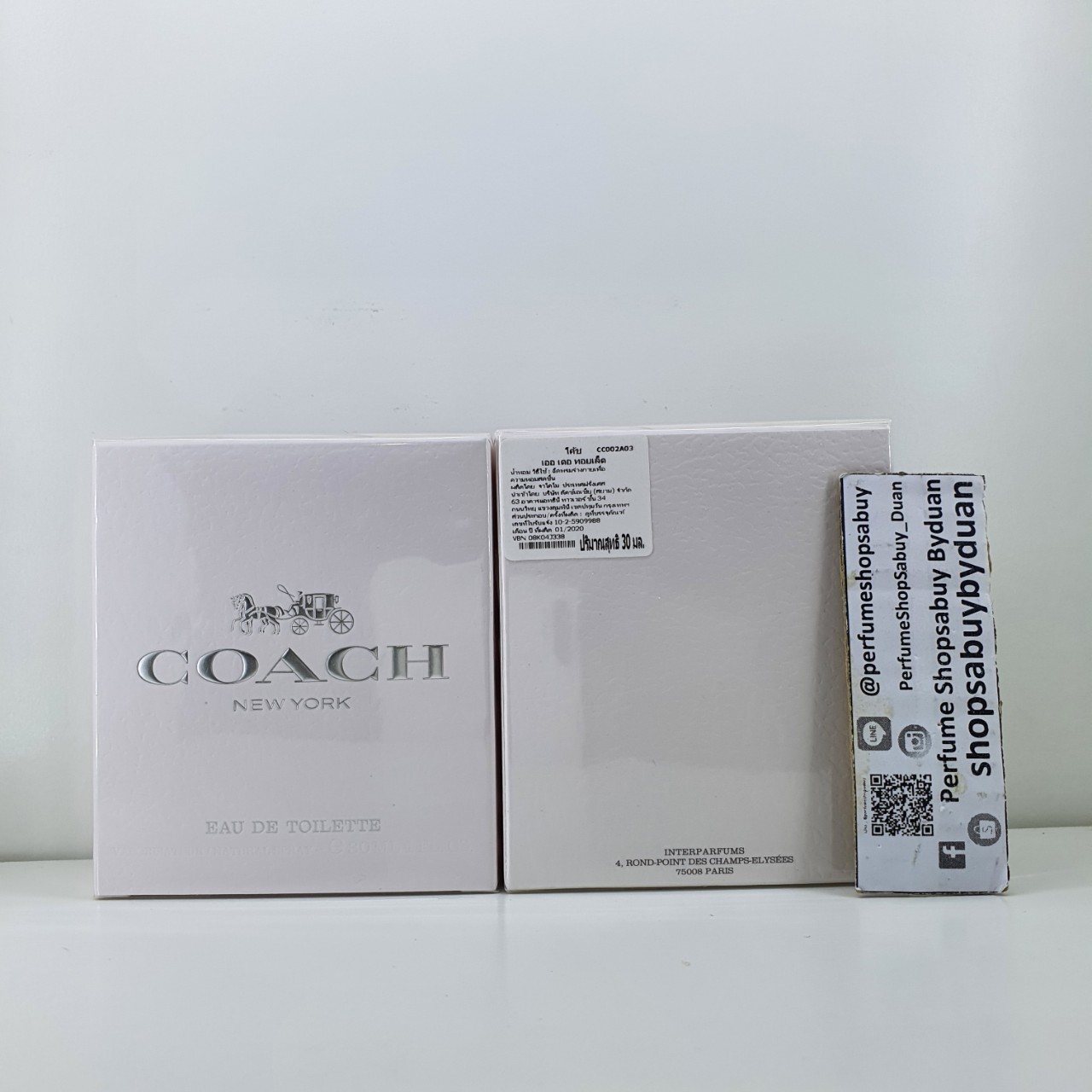 น้ำหอมแท้ Coach edt Coach New York Eau De Toilette 30ml กล่องซีลป้ายไทย