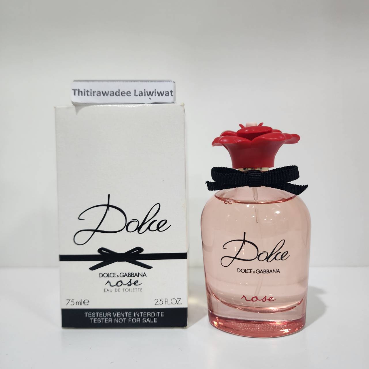 น้ำหอมแท้ D&G Dolce & Gabbana Dolce Rose Eau de Toilette 75ml กล่องเทสเตอร์