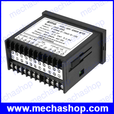 จอแสดงผลค่าสัญญาณไฟฟ้า แสดงผลค่าสัญญาณของเซนเซอร์ DA8-RRB Digital Sensor Meter Multi-functional Intelligent LED Display Input 0-75mV/4-20mA/0-10V Output relay