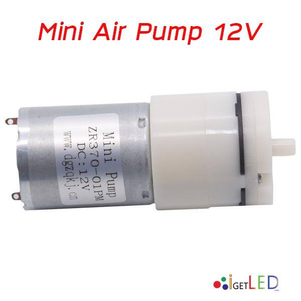 Mini Pump 12V DC 2LPM ปั๊มลม มินิ ออกซิเจ้นตู้ปลา ปั๊มจิ๋ว ปั๊มลม มินิปั๊ม ปั๊มตู้ปลาขนาดพกพา ปั้มลมโซล่าเซลล์